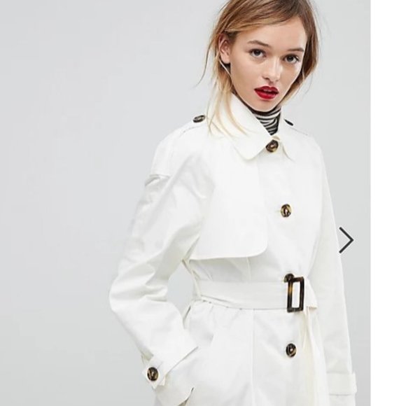 ASOS trench  coat  NWT - Picture 2 of 4